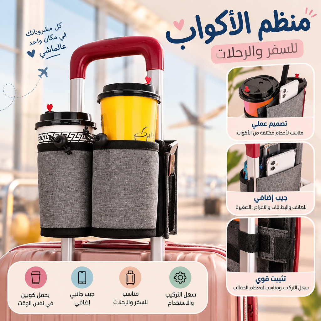 منظم أكواب و مستلزمات